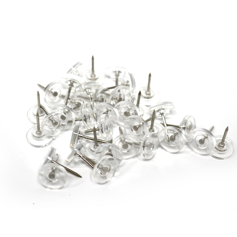 Office Furniture Online - 50 piezas/caja, Piones de Plástico Transparentes