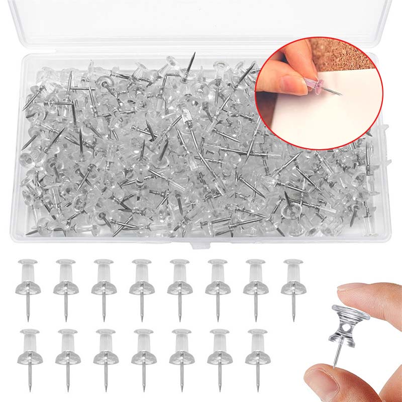 Chinchetas transparentes con c - Office Furniture Online reseña y precio