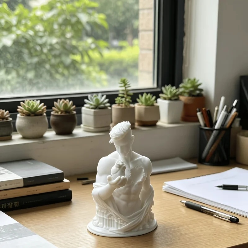 Figuras de Busto Masculino con - Office Furniture Hon reseña y precio