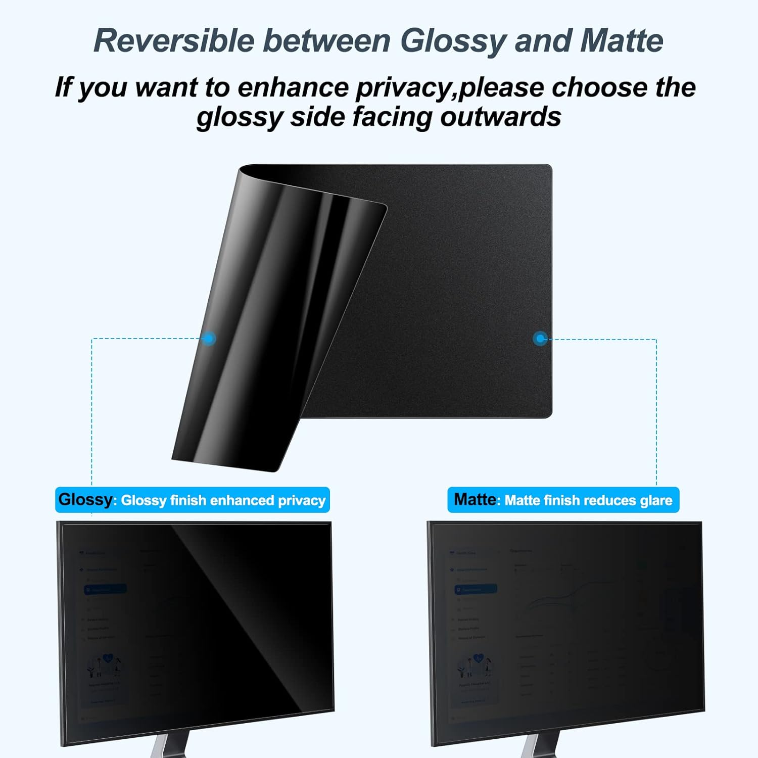 Paquete de 2 filtros de pantal - Monitor Privacy Filter reseña y precio