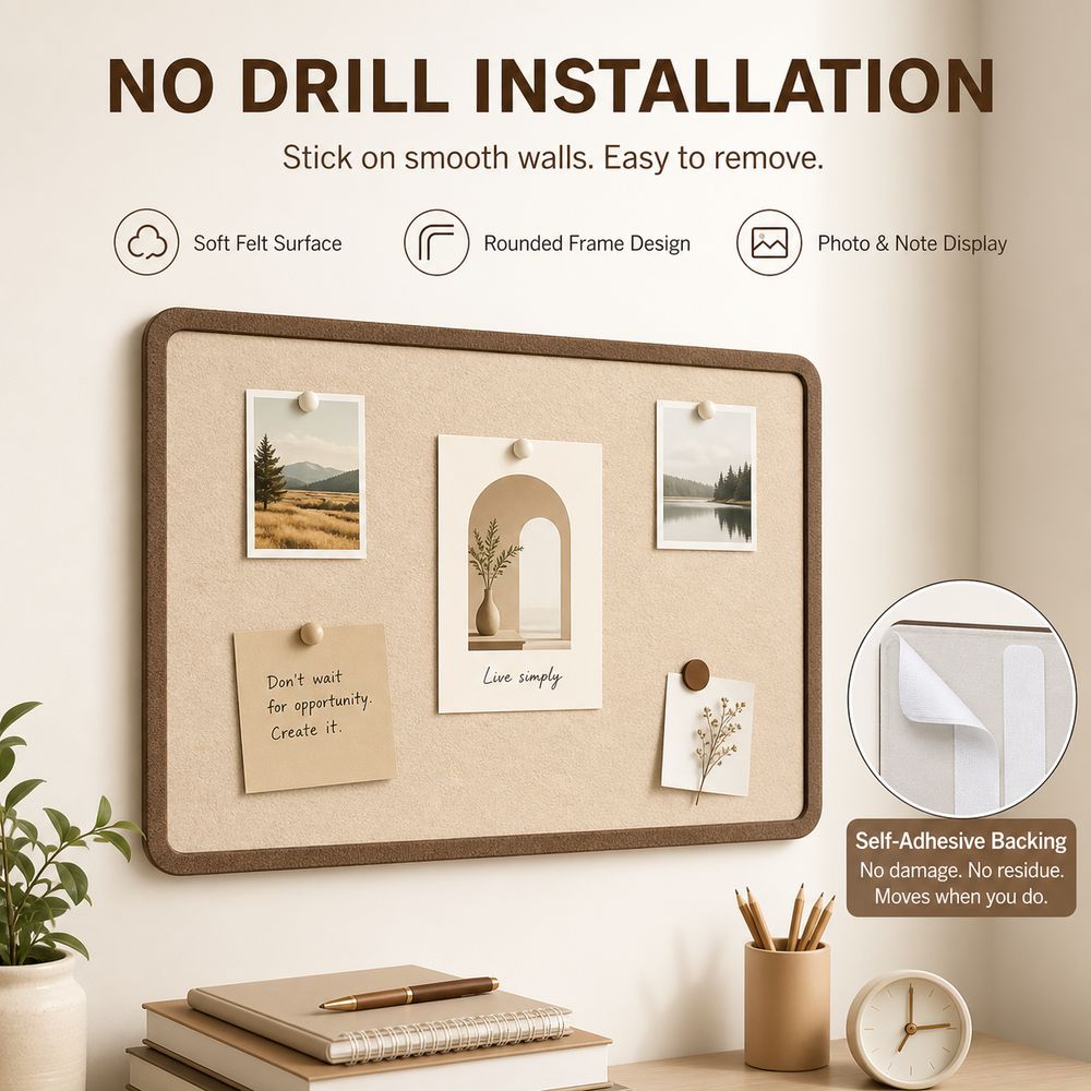 Tablero de fieltro autoadhesiv - Office Furniture Online reseña y precio