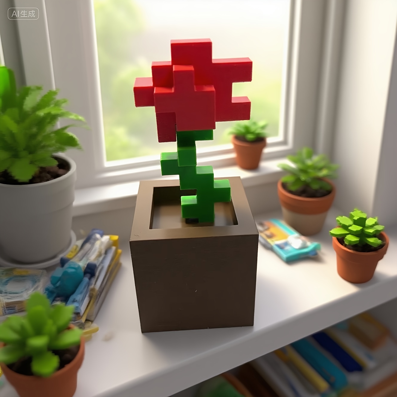 1 Pieza de Adorno Floral Pixel - Office Furniture Hon reseña y precio