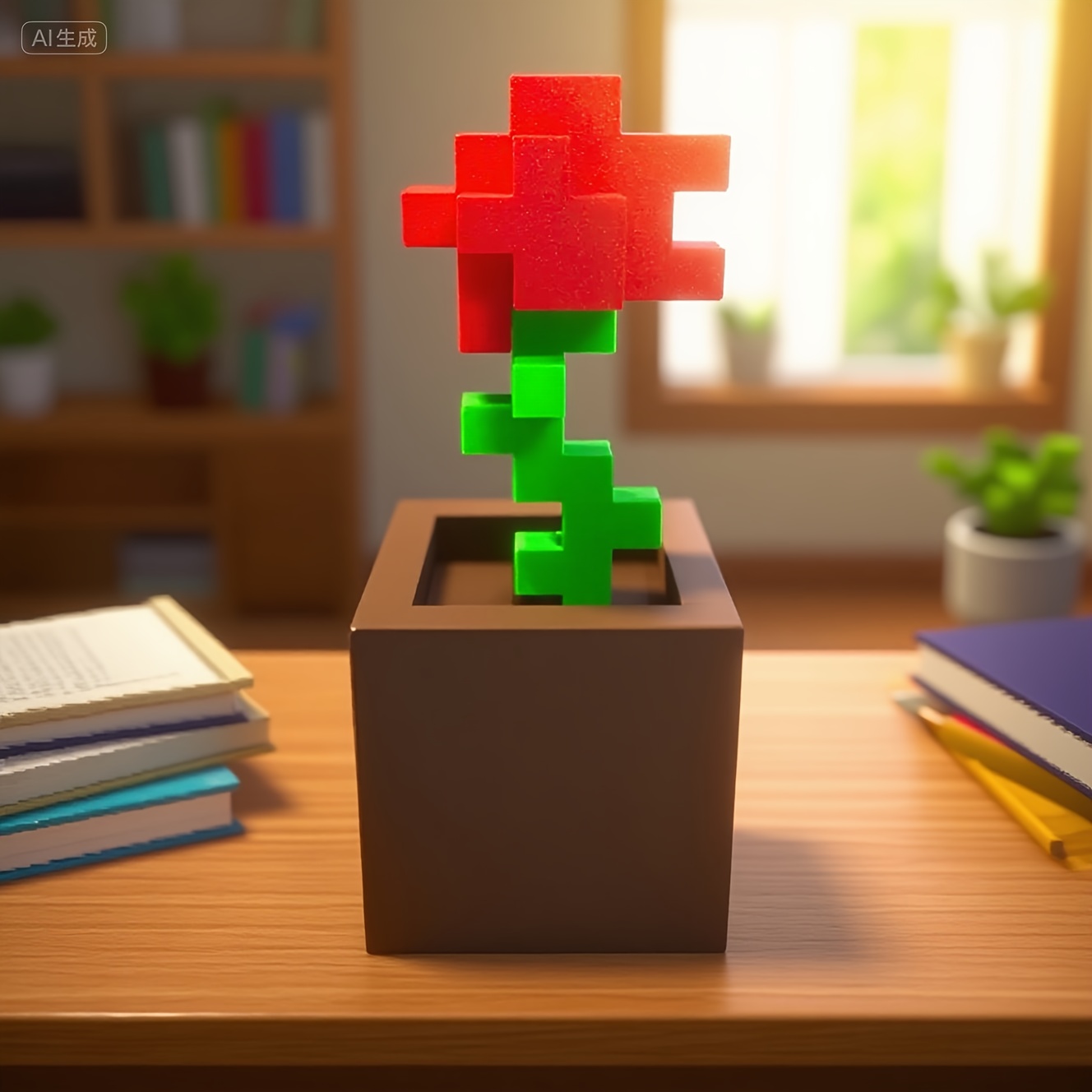 1 Pieza de Adorno Floral Pixel - Office Furniture Hon reseña y precio