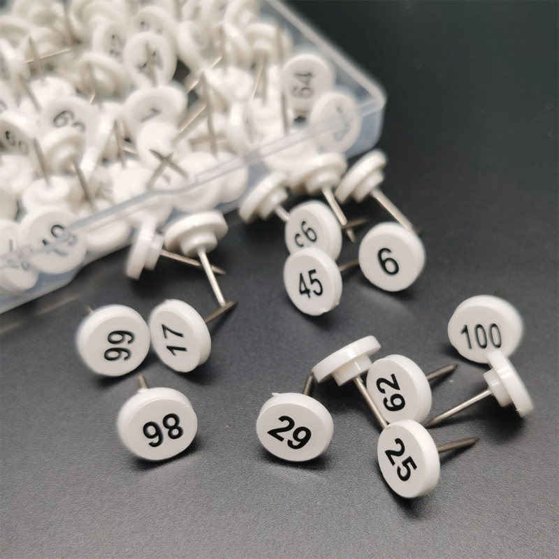 100 chinchetas redondas numera - Office Furniture Online reseña y precio
